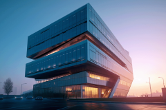 8-story-office-building-futuristic-design