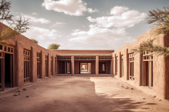 School-in-africa-earth-walls-